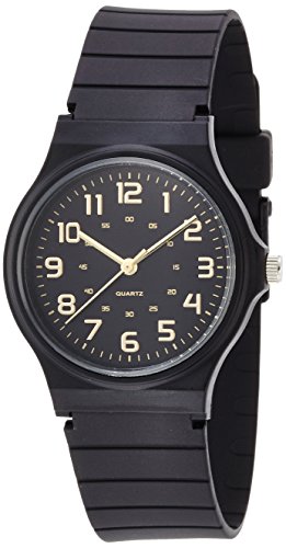 [フィールドワーク] 腕時計 アナログ カジュアルウォッチ ハーヴィー ウレタンベルト 黒 文字盤 DT108-3 レディース ブラック